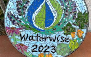 2023 Waterwise Award mosaic stepping stone