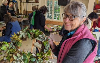 succulent wreath making activity