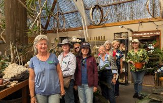 Members visiting a nursery