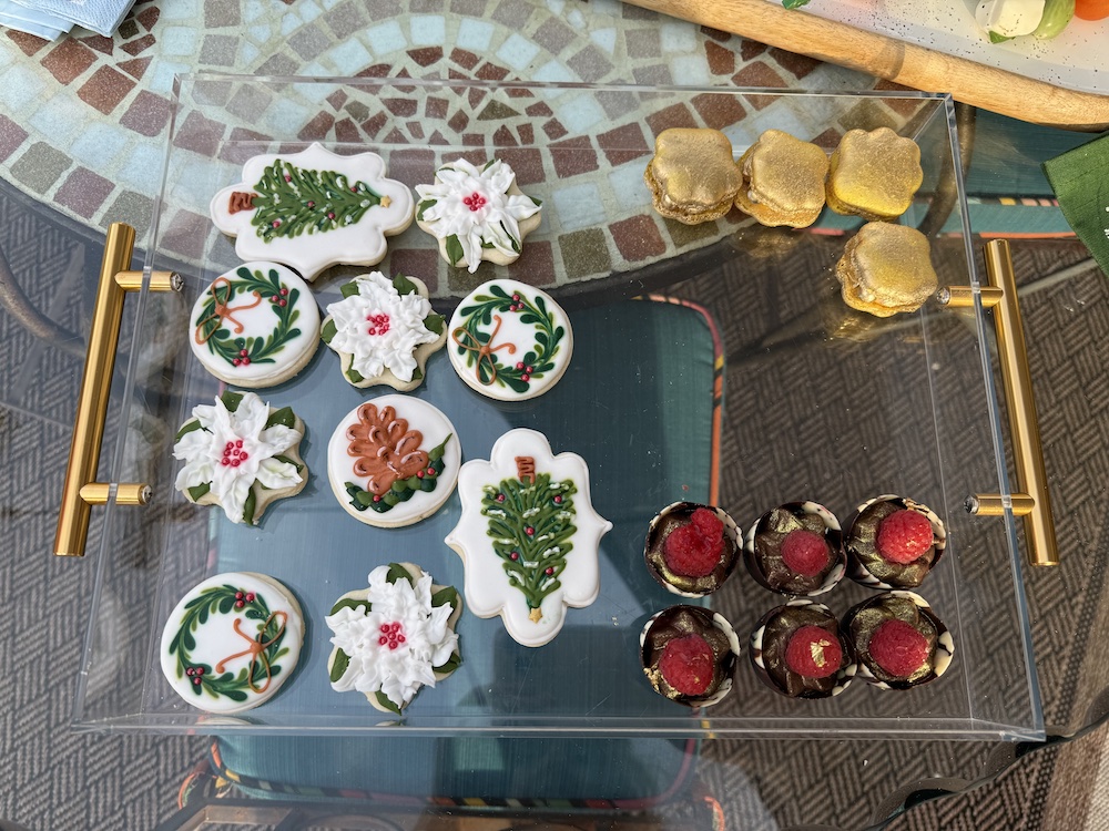 L Goodlad food offering Holiday cookies