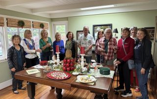 Members enjoying the Holiday Member's Home Tour.