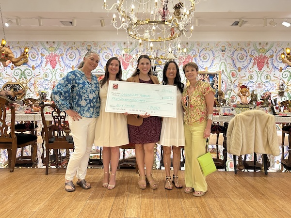 LAM check Check presented to Laguna Art Museum